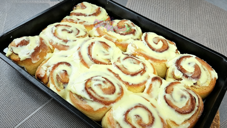 Cinnamon Rolls with Homemade Cream Cheese
