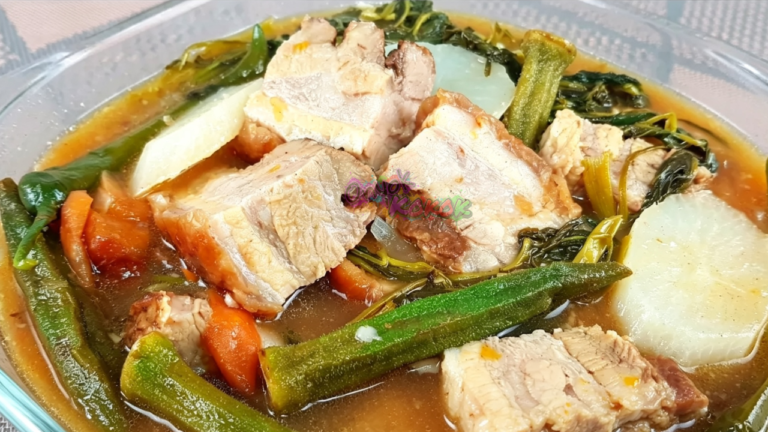 Sinigang na Pork Lechon Recipe (Sinigang na Lechon)