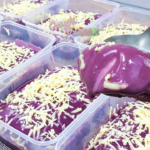 Ube Yema Cake in a Tub
