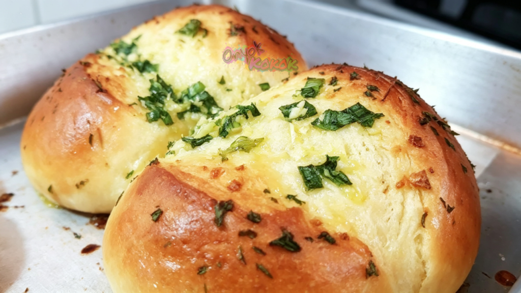 Spring Onion and Garlic Bread Recipe