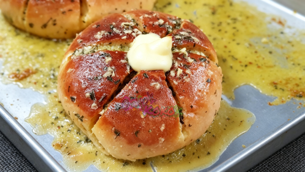 Korean Cream Cheese Garlic Bread Recipe