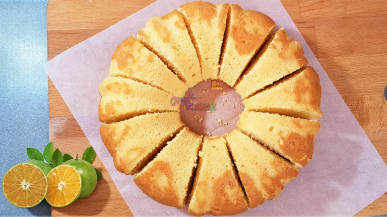 Calamansi Chiffon Cake
